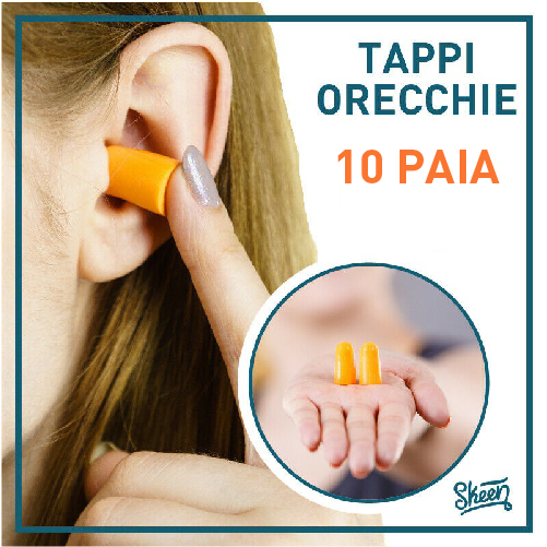20 tappi per le orecchie auricolari antirumore dormire da for Tappi per orecchie antirumore per dormire in farmacia